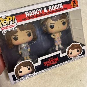 Funko Pop Stranger Things 2 Pack Nancy Robin Target Exclusive